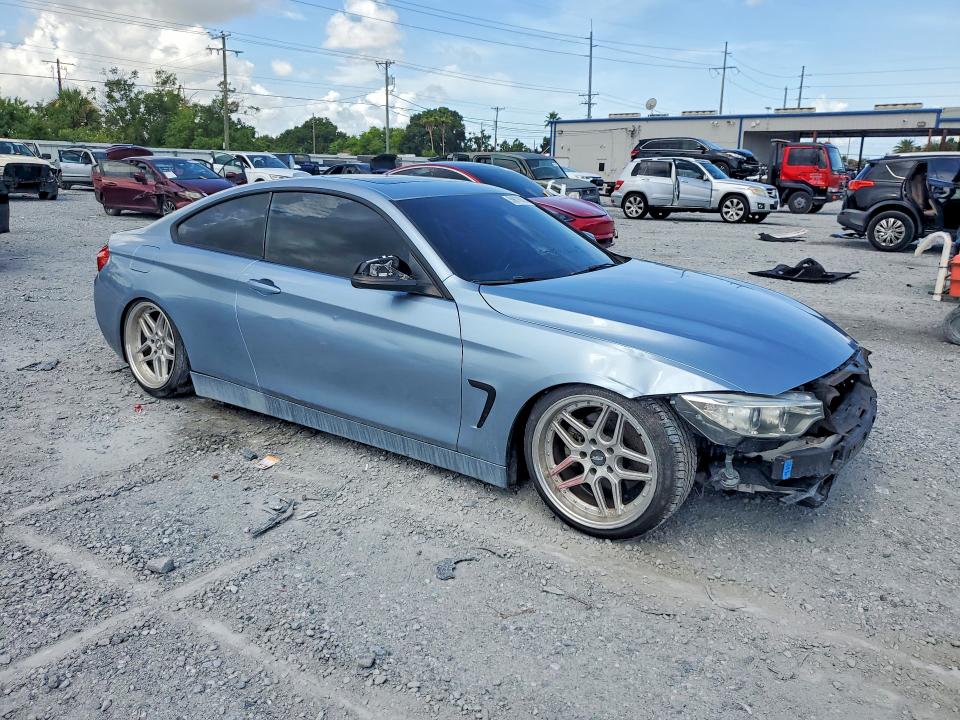 2014 BMW 4er VIN WBA3N3C55EK231704 COPART salvage auction — FRONT END, Fl - Cert Of Title Slvg Rebuildable, sold $1,550 on 2026-08-14 (photo 4)