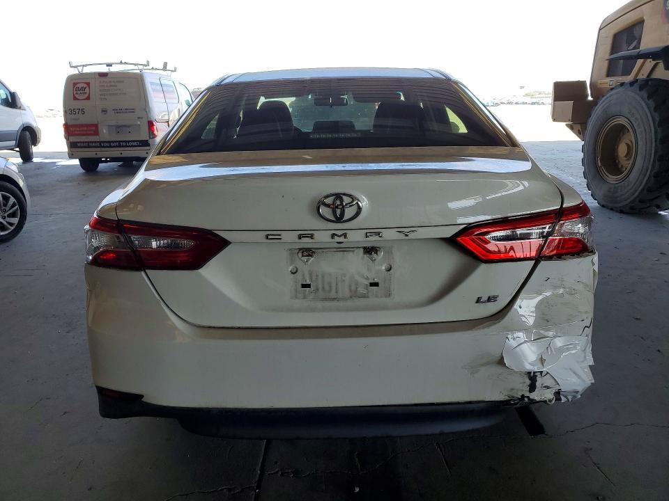 2018 Toyota Camry VIN JTNB11HK1J3038978 COPART salvage auction — REAR END, Ca - Salvage Certificate, sold $225 on 2026-07-23 (photo 6)