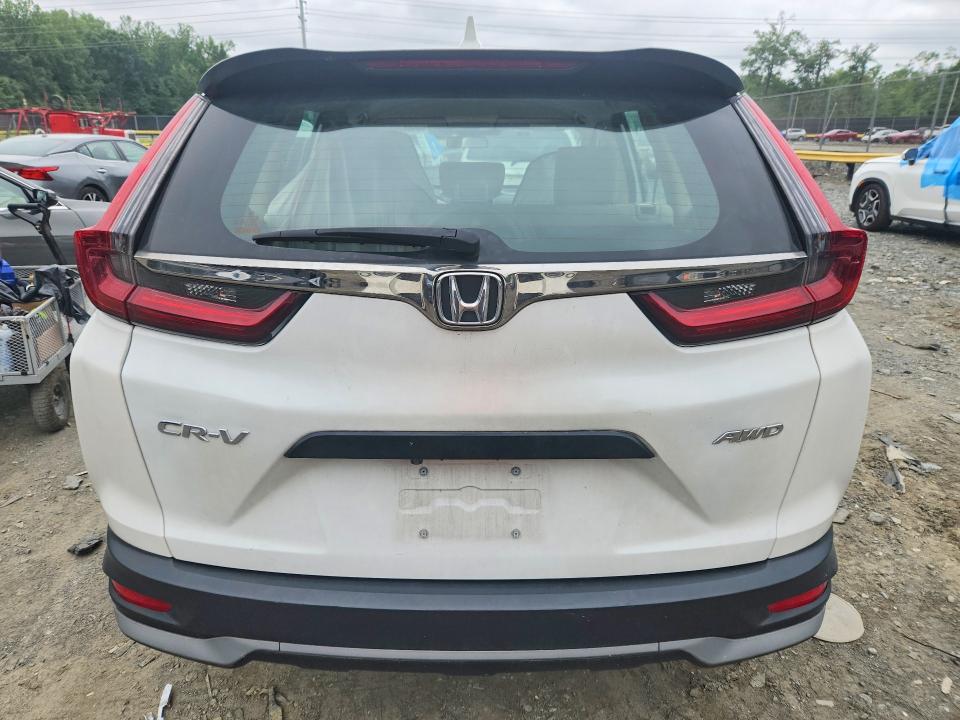 2020 Honda Cr-v VIN 7FARW2H21LE004236 COPART salvage auction — FRONT END, Md - Cert Of Salvage > 75% Damage, sold $225 on 2026-07-21 (photo 6)