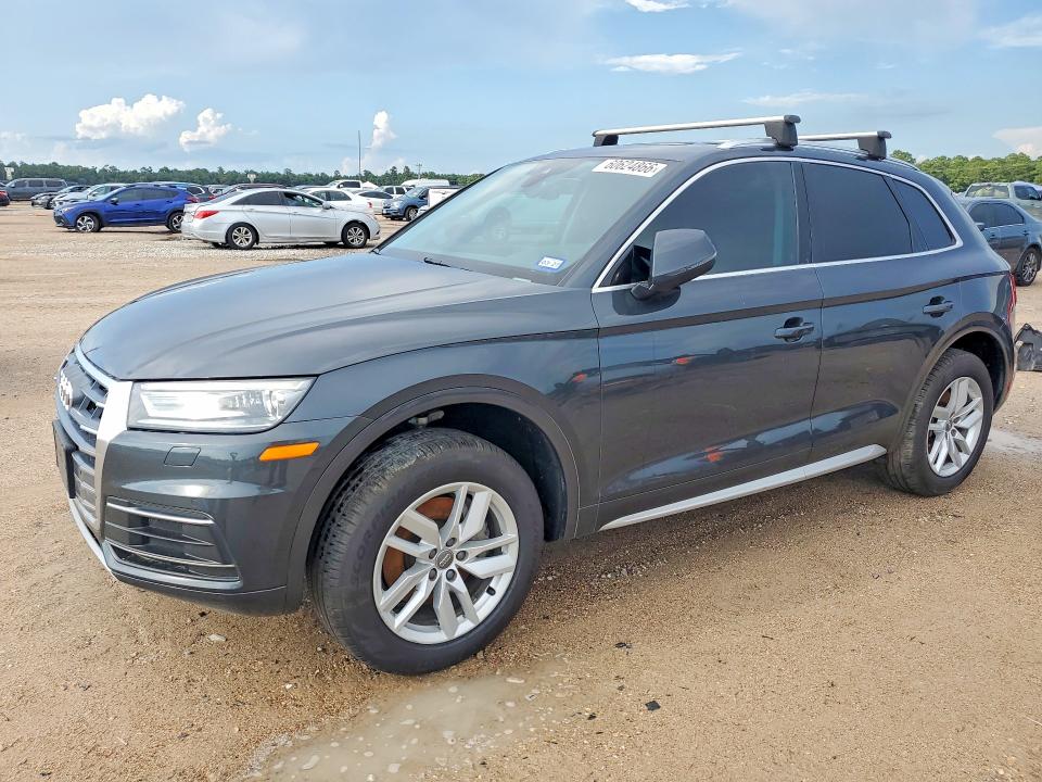 2020 Audi Q5 VIN WA1ANAFY2L2019385 COPART salvage auction — WATER/FLOOD, Tx - Salvage Title-Flood Damage, sold $5,400 on 2026-07-28 (photo 1)