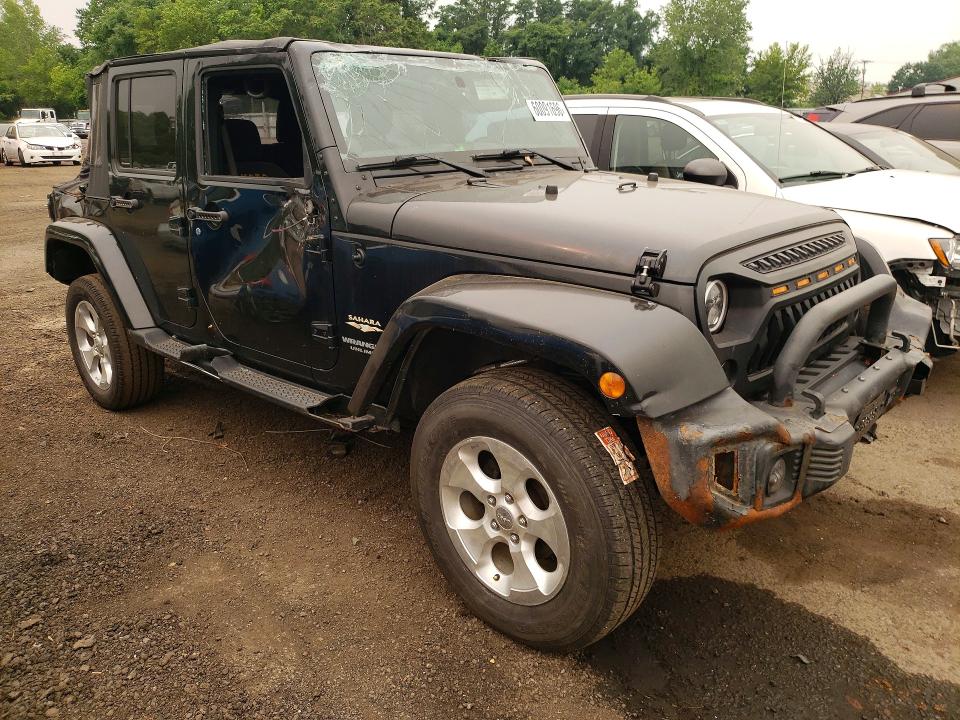 2013 Jeep Wrangler / VIN 1C4BJWEG2DL671317 COPART salvage auction — ROLLOVER, Ct - Cert Of Title-Salvage, sold $475 on 2026-07-24 (photo 4)