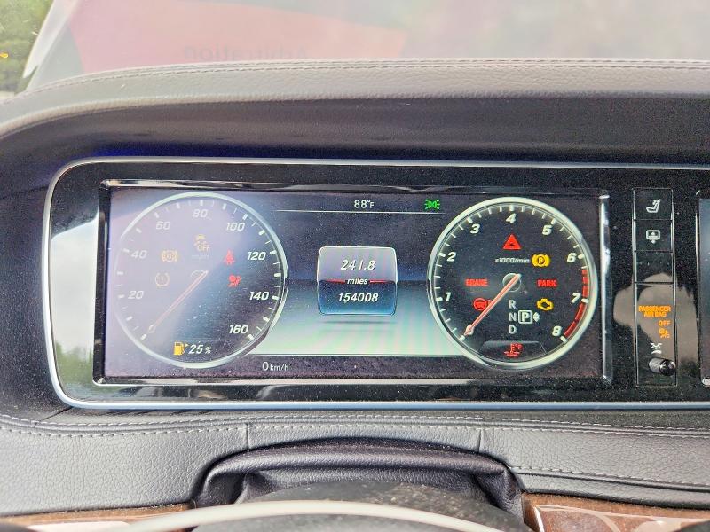2016 Mercedes-benz S-klasse VIN WDDUG8FBXGA232605 COPART salvage auction — MINOR DENT/SCRATCHES, MD - CERTIFICATE OF TITLE (P), sold $11,300 on 2026-08-12 (photo 9)