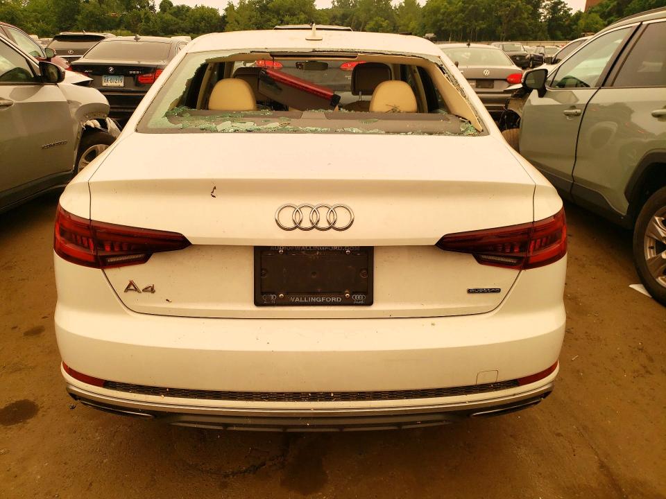 2019 Audi A4 VIN WAUDNAF4XKA113550 COPART salvage auction — ROOF, CT - CERT OF TITLE-SALVAGE, sold $1,000 on 2026-07-21 (photo 6)