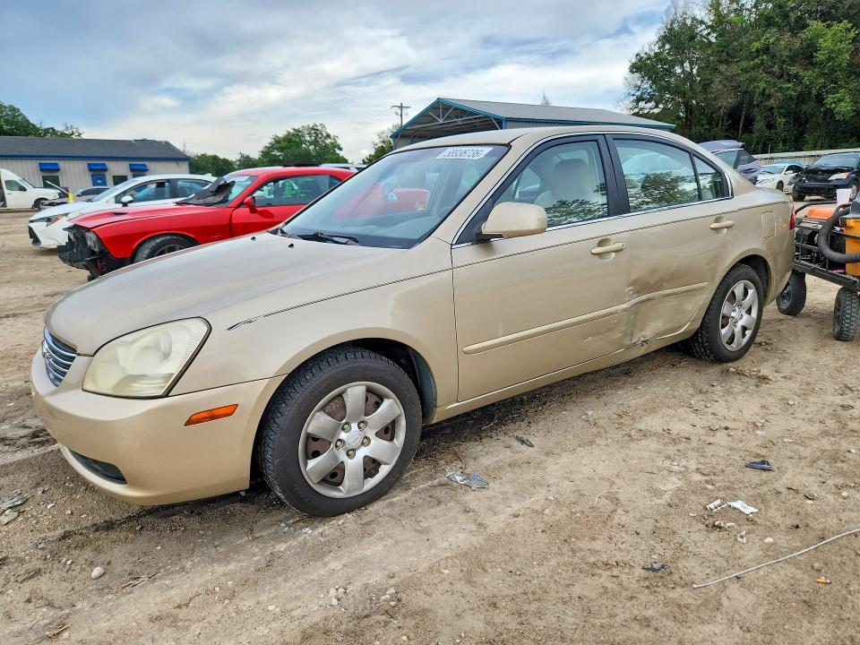 2007 Kia Optima VIN KNAGE123775146788 COPART salvage auction — SIDE, Fl - Cert Of Title Slvg Rebuildable, sold $450 on 2026-07-17 (photo 1)