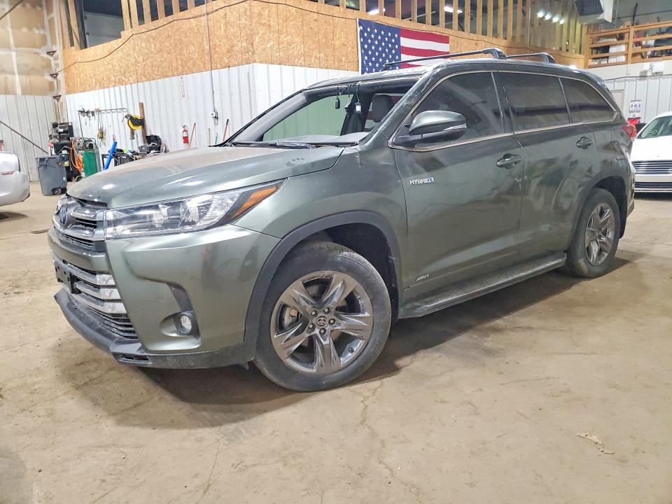2019 Toyota Highlander VIN 5TDDGRFH3KS066816 — COPART salvage auction photo