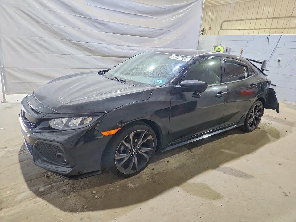 2018 Honda Civic VIN SHHFK7G47JU217004 COPART salvage auction — REAR END, Nh - Cert Of Title-Salvage, sold $350 on 2026-07-21 (photo 1)
