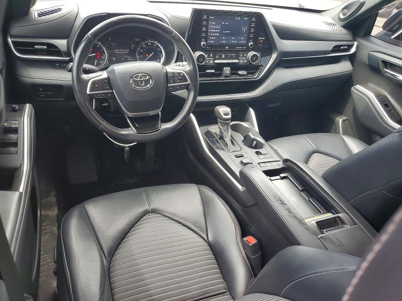2022 Toyota Highlander VIN 5TDJZRBH2NS204644 COPART salvage auction — SIDE, Al - Cert Of Title-Salvage Title, sold $8,800 on 2026-07-30 (photo 8)