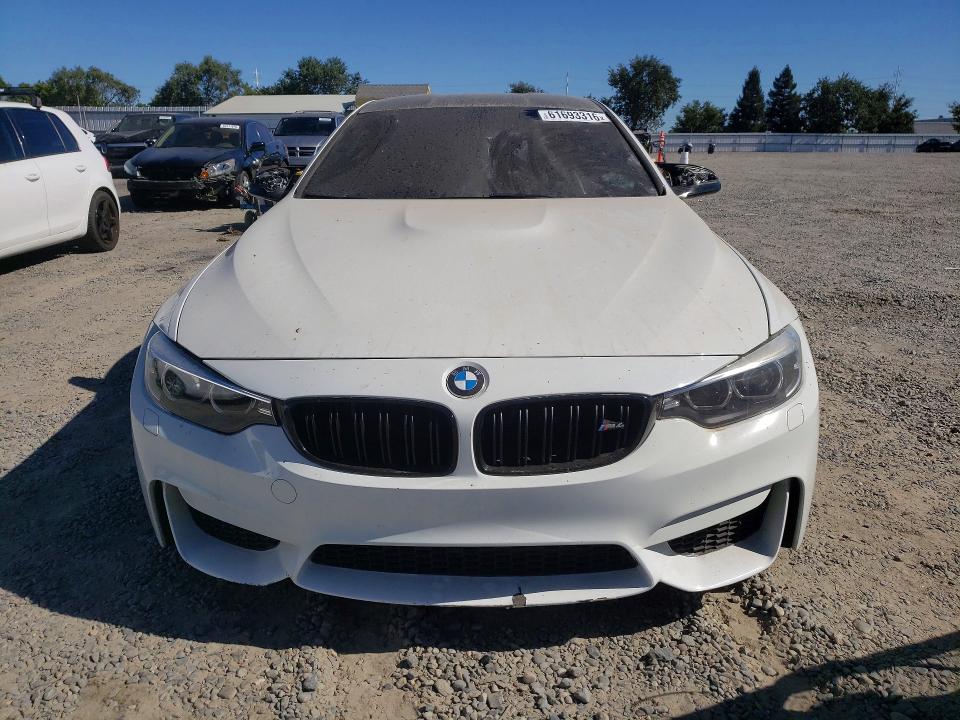 2018 BMW M4 VIN WBS4Y9C5XJAC86890 COPART salvage auction — SIDE, CA - DIS/DLR/EXP ONLY CLEAN TITLE (P), sold $19,600 on 2026-10-20 (photo 5)