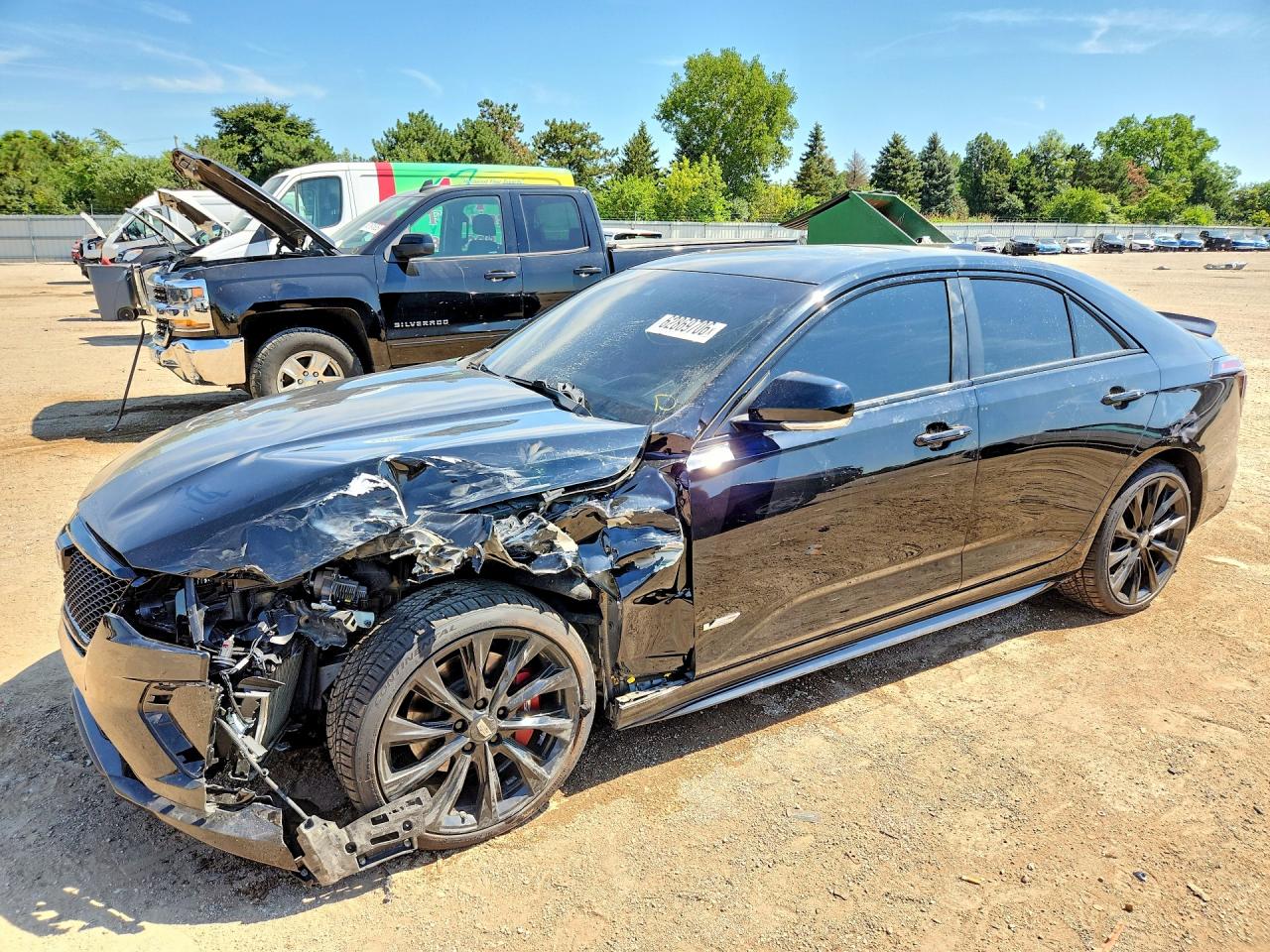 2021 Cadillac CT4 VIN 1G6DH5RL9M0144112 — COPART salvage auction photo