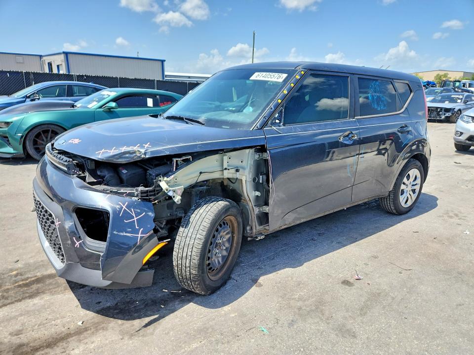 2020 Kia Soul VIN KNDJ23AU0L7116392 COPART salvage auction — FRONT END, Fl - Cert Of Title Slvg Rebuildable, sold $2,200 on 2026-07-28 (photo 1)