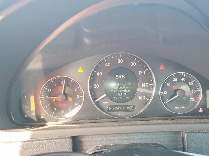 2007 Mercedes-benz Clk-klasse VIN WDBTK56F47T086615 COPART salvage auction — MECHANICAL, Sc - Cert Of Title-Salvage, sold $325 on 2026-08-12 (photo 9)