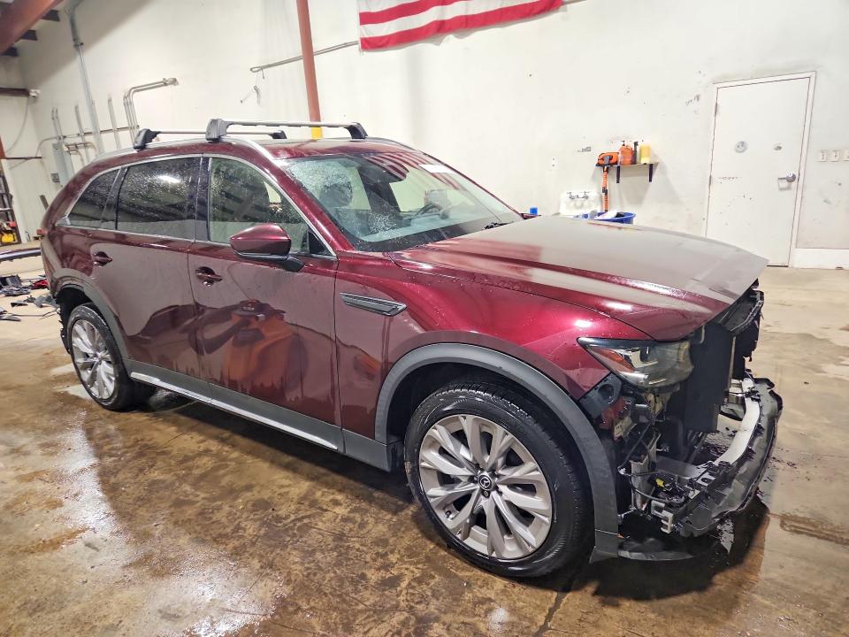 2024 Mazda Cx-90 VIN JM3KKDHDXR1133347 COPART salvage auction — REAR END, Salvage Title, sold $10,200 on 2026-08-25 (photo 4)