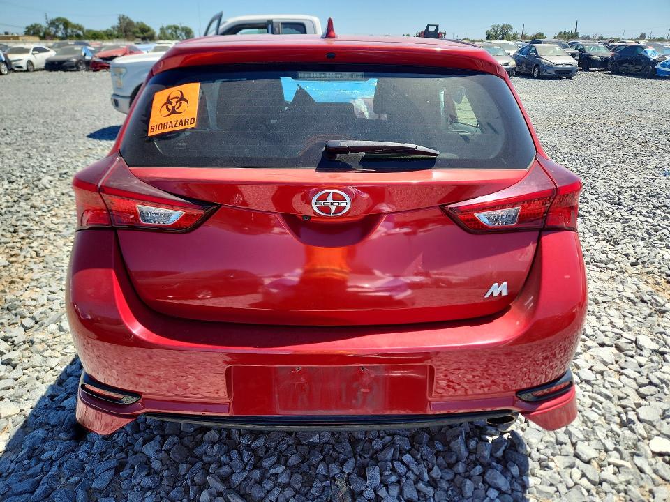 2016 Scion Im VIN JTNKARJE7GJ512200 COPART salvage auction — FRONT END, Ca - Salvage Certificate, sold $700 on 2026-09-10 (photo 6)