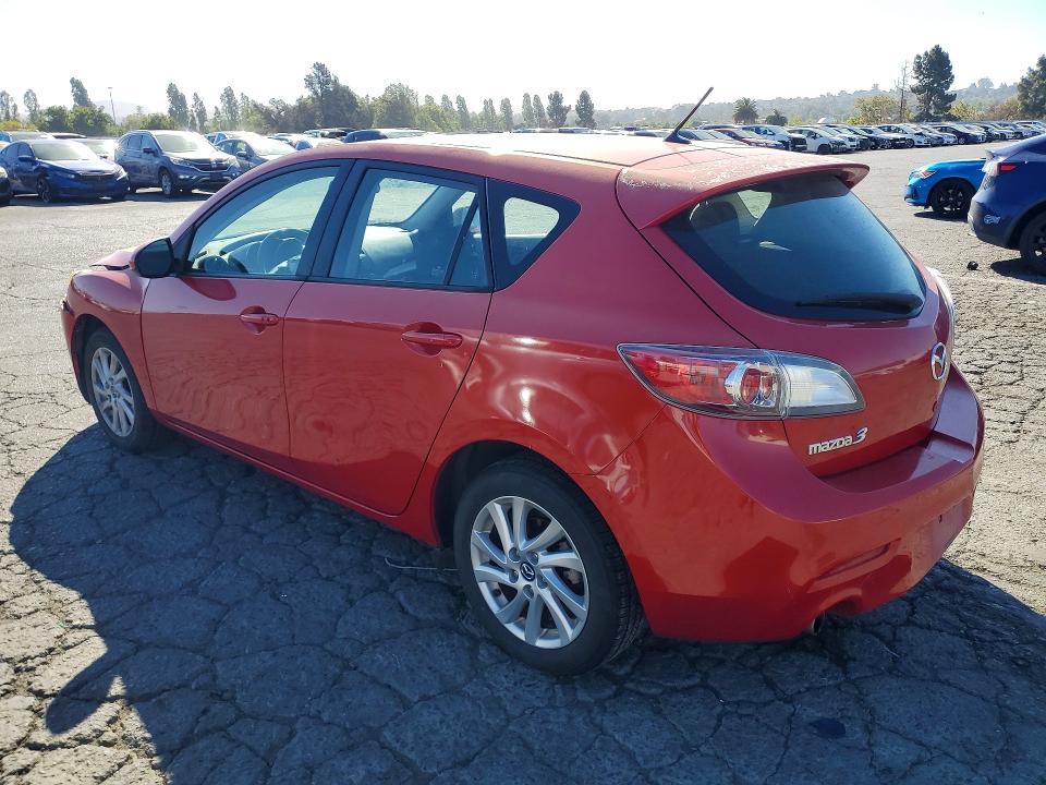 2013 Mazda 3 VIN JM1BL1LP4D1821276 COPART salvage auction — FRONT END, Ca - Salvage Certificate, sold $425 on 2026-07-24 (photo 2)