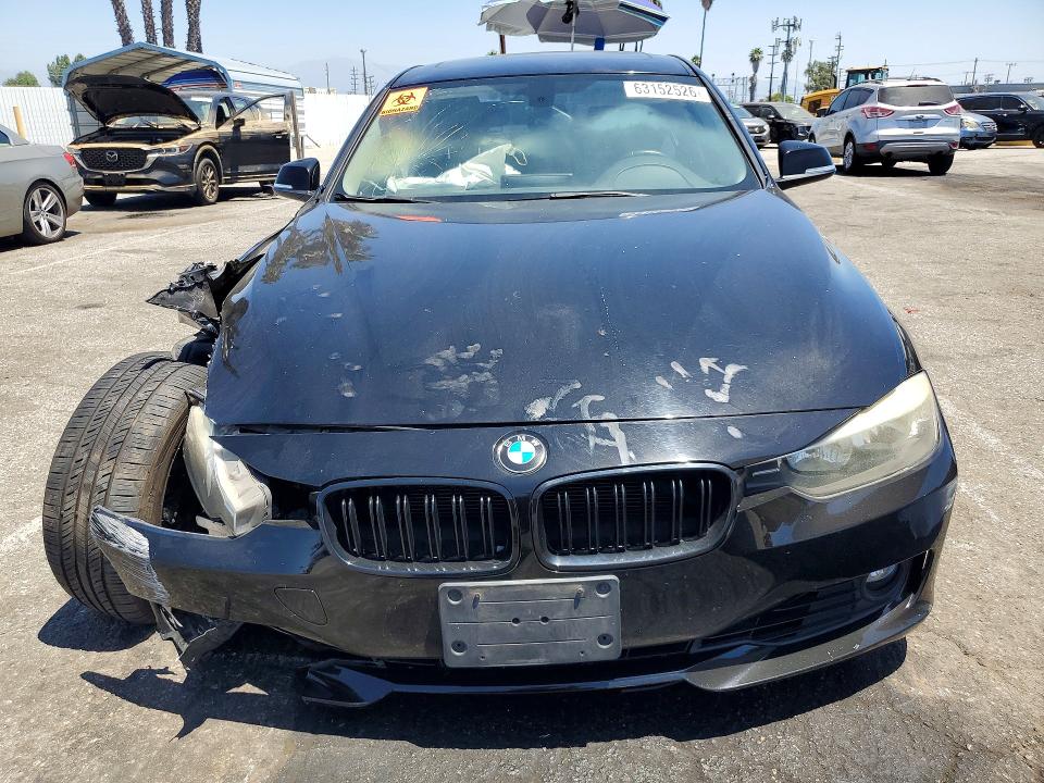 2013 BMW 3er VIN WBA3C1C50DK103721 COPART salvage auction — FRONT END, Ca - Salvage Certificate, sold $625 on 2026-08-21 (photo 5)