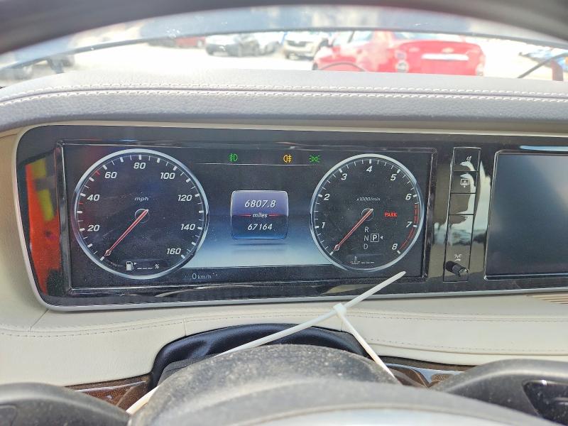 2016 Mercedes-benz S-klasse VIN WDDUG8CB5GA247839 COPART salvage auction — MINOR DENT/SCRATCHES, Tn - Salvage Certificate, sold $5,600 on 2026-08-04 (photo 9)