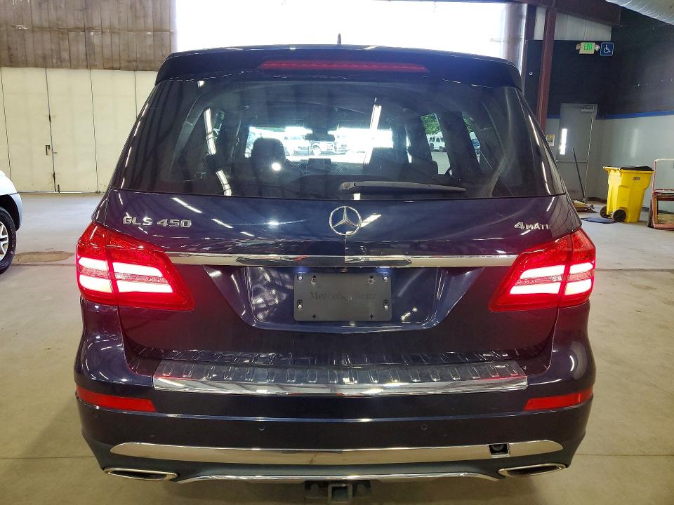 2018 Mercedes-benz Gls-class VIN 4JGDF6EEXJB039929 COPART salvage auction — MINOR DENT/SCRATCHES, PA - CERT OF TITLE (P), sold $8,800 on 2026-07-30 (photo 6)