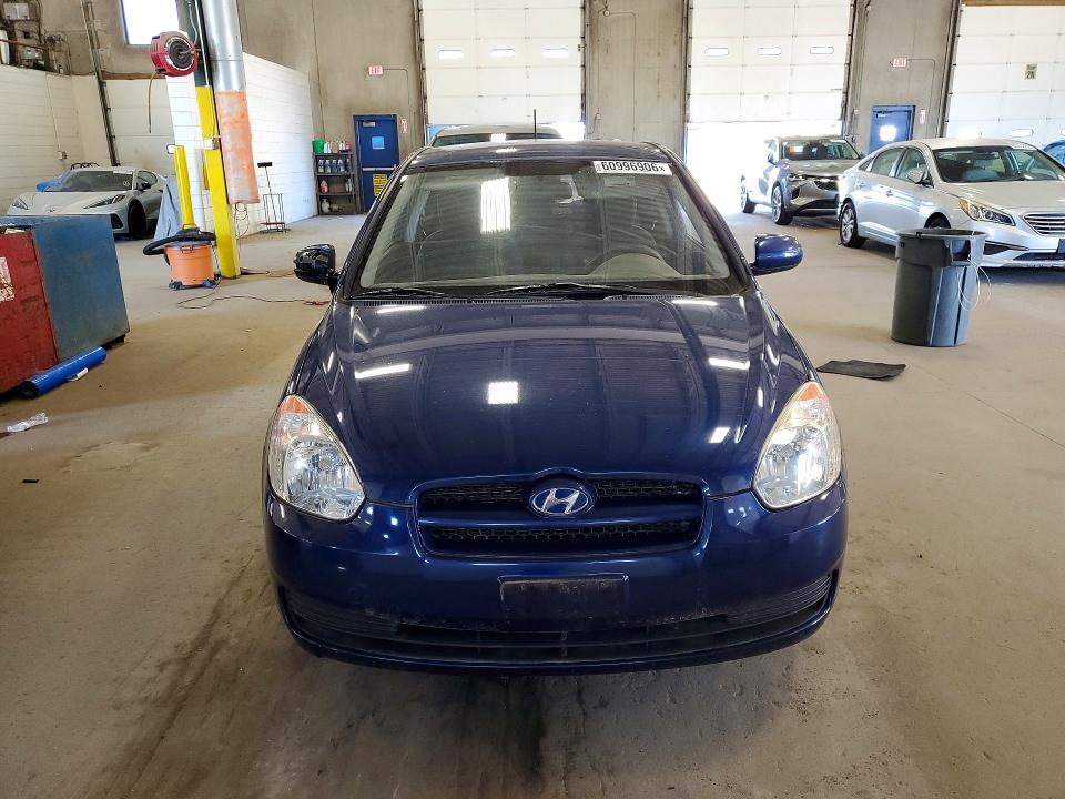 2010 Hyundai Accent VIN KMHCM3AC3AU158124 COPART salvage auction — MECHANICAL, Mn - Certificate Of Title, sold $375 on 2026-07-16 (photo 5)