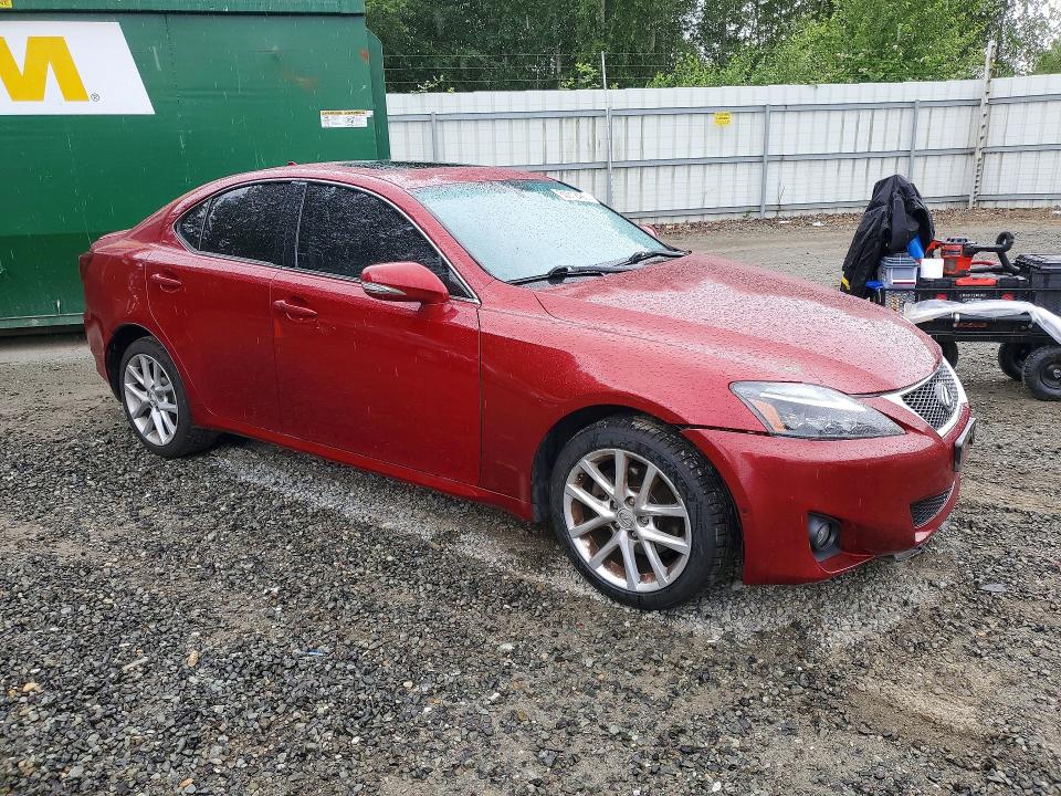 2011 Lexus Is 250 VIN JTHCF5C21B5050545 COPART salvage auction — UNDERCARRIAGE, WA - BILL OF SALE, sold $1,500 on 2026-07-20 (photo 4)