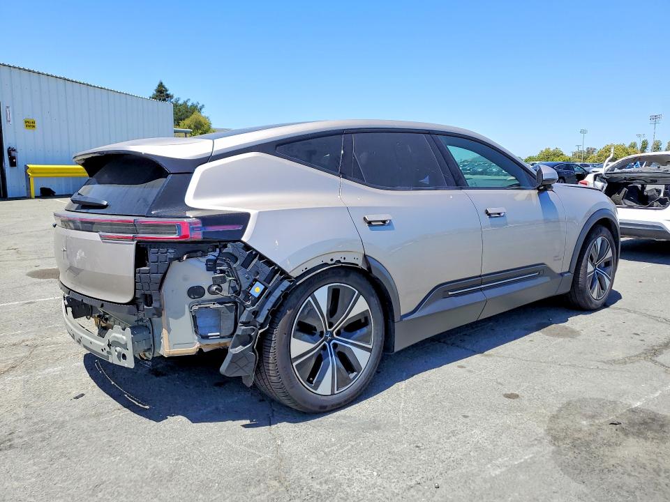 2025 Polestar 3 VIN 7SYEA3YB4SG030485 COPART salvage auction — REAR END, Ca - Salvage Certificate, sold $18,800 on 2026-10-09 (photo 3)