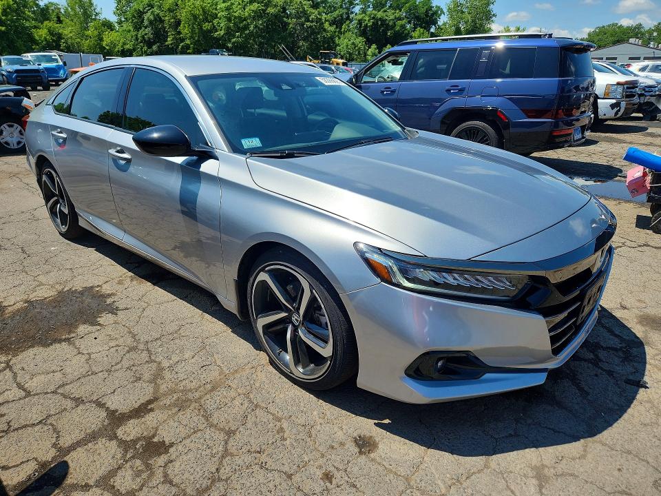 2022 Honda Accord VIN 1HGCV1F41NA114722 COPART salvage auction — FRONT END, Ma - Cert Of Title-Salvage, sold $8,800 on 2026-08-21 (photo 4)