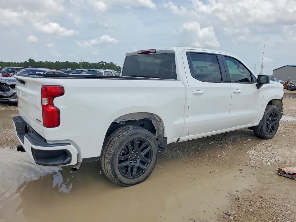 2026 Chevrolet Silverado 1500 VIN 1GCPAWEK0TZ168567 COPART salvage auction — FRONT END, TX - SALVAGE VEHICLE TITLE, sold $13,700 on 2026-07-28 (photo 3)