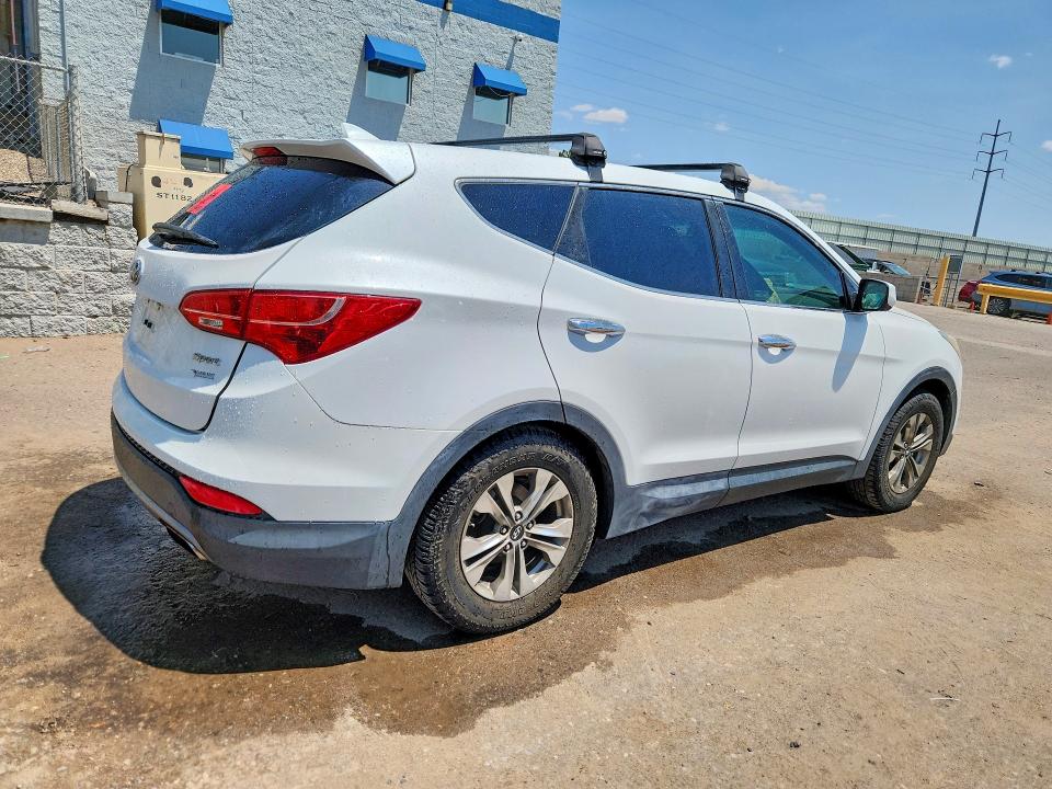 2015 Hyundai Santa fe VIN 5XYZT3LB2FG296543 COPART salvage auction — VANDALISM, AZ - CERTIFICATE OF TITLE, sold $2,050 on 2026-07-23 (photo 3)