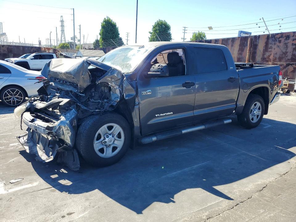 2016 Toyota Tundra VIN 5TFEY5F17GX196614 COPART salvage auction — FRONT END, Ca - Salvage Certificate, sold $2,150 on 2026-07-31 (photo 1)