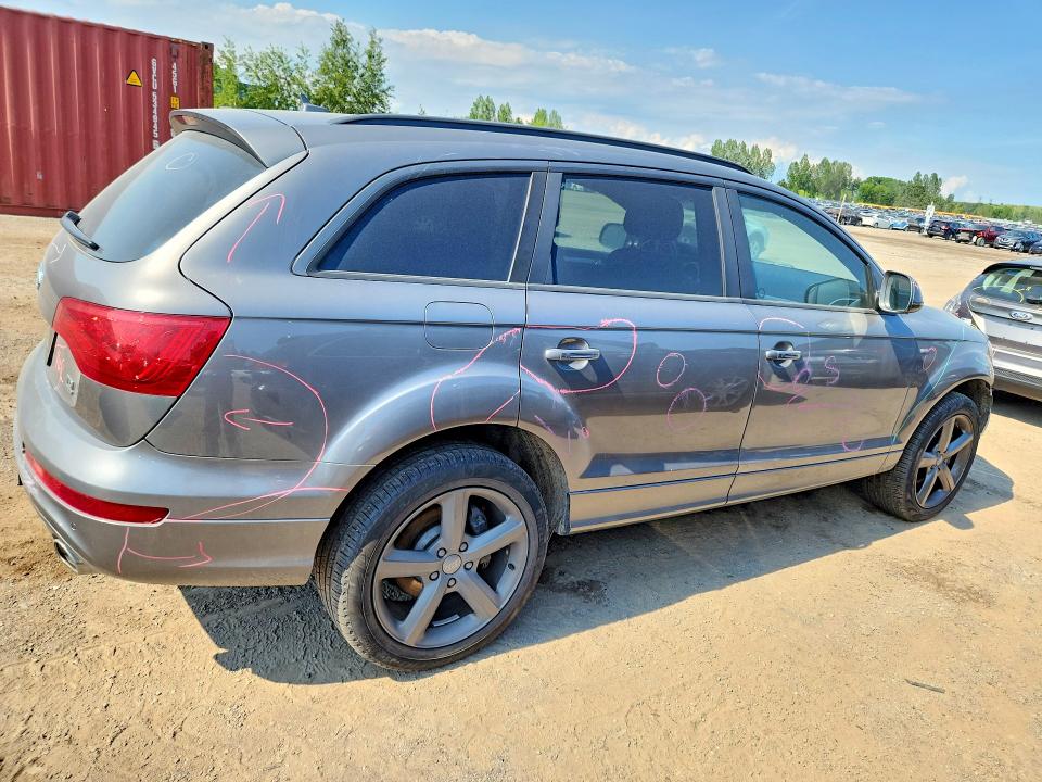 2014 Audi Q7 VIN WA1DMCFE9ED001975 COPART salvage auction — FRONT END, On - Permit Salvage, sold $750 on 2026-07-21 (photo 3)