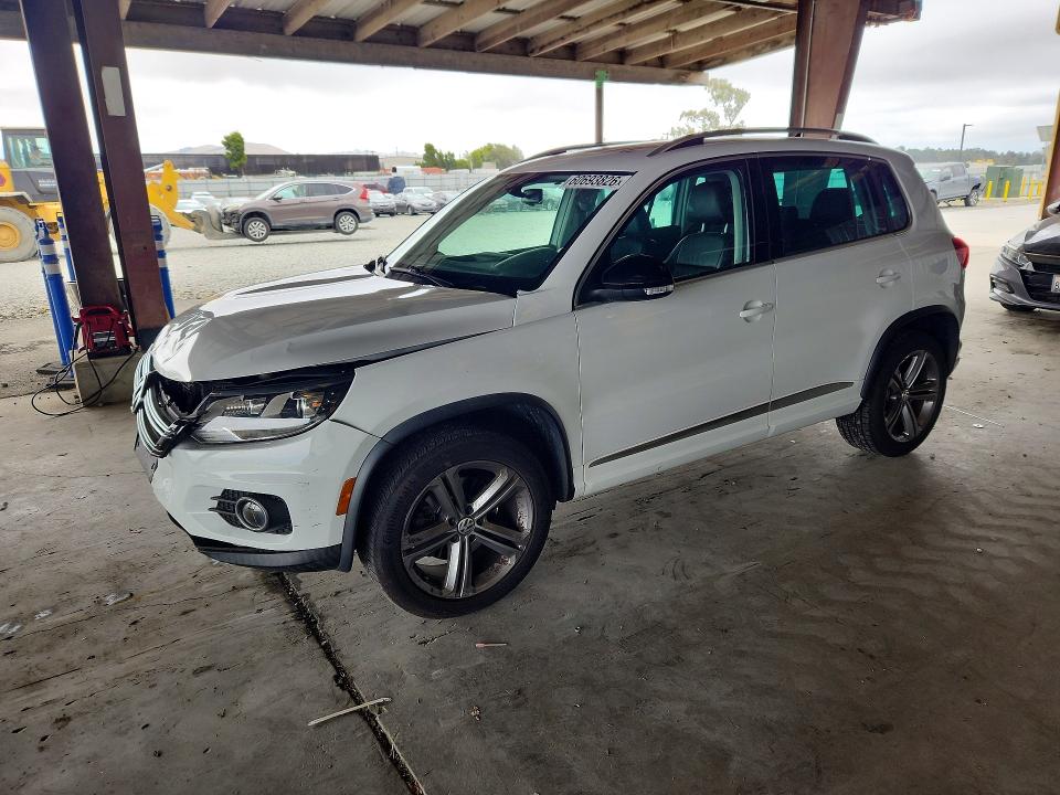 2017 Volkswagen Tiguan VIN WVGUV7AX0HK037522 COPART salvage auction — FRONT END, CA - SALVAGE CERTIFICATE, sold $3,050 on 2026-07-16 (photo 1)