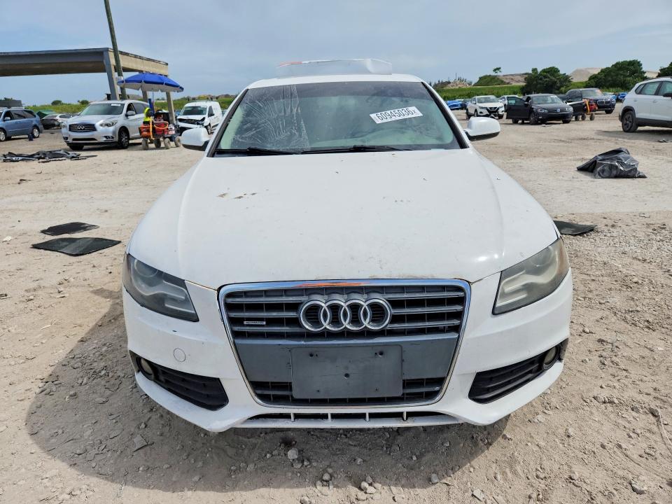 2011 Audi A4 VIN WAUEFAFLXBN039449 COPART salvage auction — REAR END, FL - CERT OF TTL-REBUILT&SLVG RBLD, sold $250 on 2026-07-30 (photo 5)