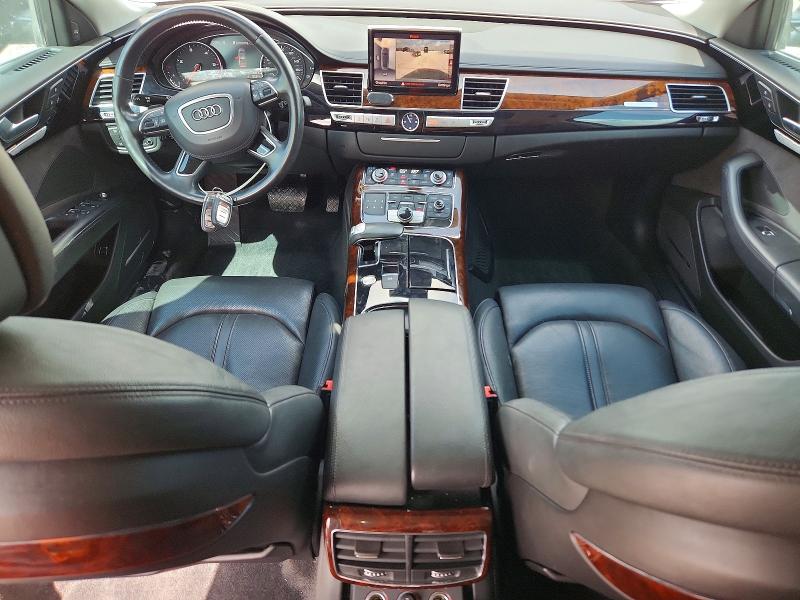 2014 Audi A8 VIN WAURMAFD0EN006478 COPART salvage auction — REAR END, Tx - Salvage Vehicle Title, sold $6,200 on 2026-07-09 (photo 8)
