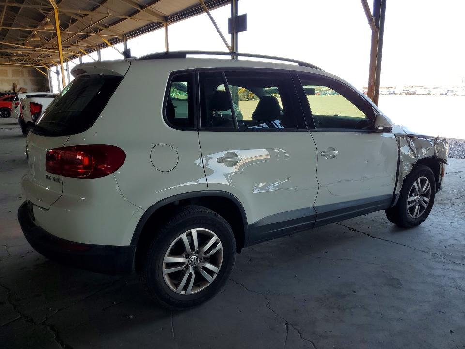 2015 Volkswagen Tiguan VIN WVGAV7AX2FW565345 COPART salvage auction — FRONT END, AZ - CERTIFICATE OF TITLE, sold $1,200 on 2026-07-20 (photo 3)