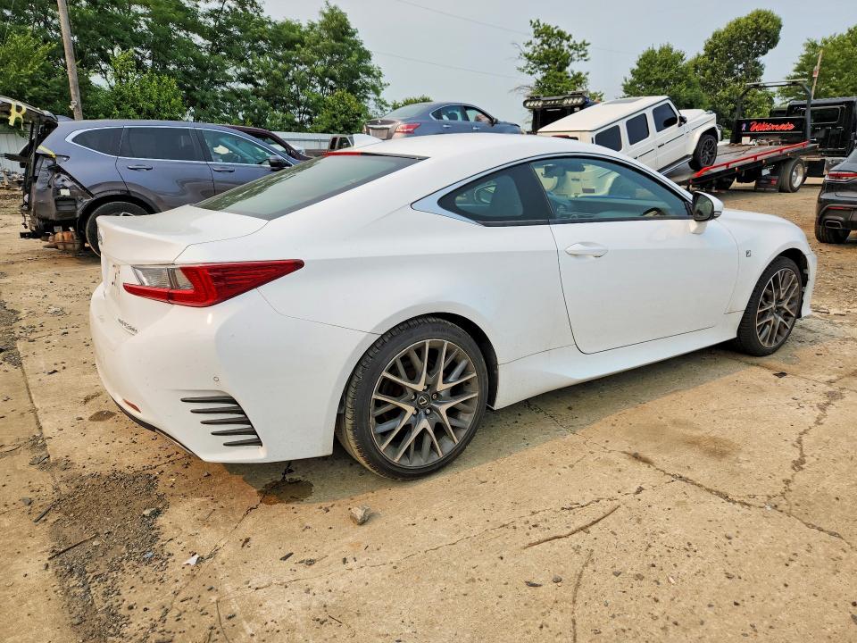 2018 Lexus Rc VIN JTHS85BC2J5004186 COPART salvage auction — WATER/FLOOD, Salvage Title, sold $8,900 on 2026-08-31 (photo 3)