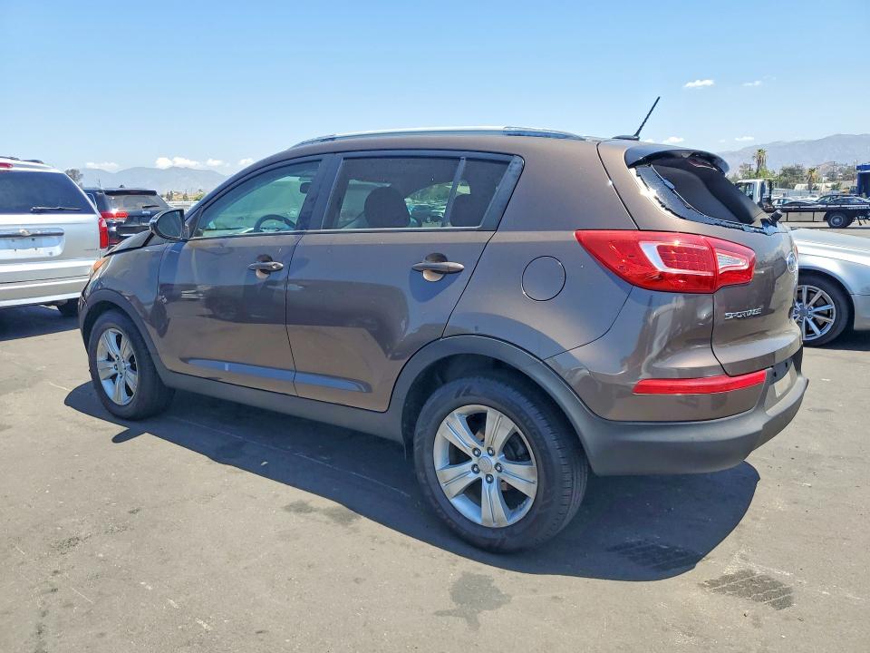 2011 Kia Sportage VIN KNDPB3A2XB7036511 COPART salvage auction — FRONT END, Ca - Salvage Certificate, sold $1,500 on 2026-07-27 (photo 2)