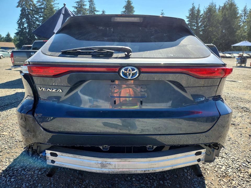 2022 Toyota Venza VIN JTEAAAAHXNJ096566 COPART salvage auction — REAR END, Wa - Cert Of Ownership-Rebuilt, sold $7,100 on 2026-07-24 (photo 6)