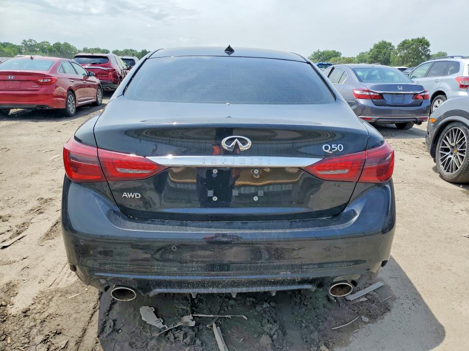 2020 Infiniti Q50 VIN JN1EV7AR3LM251611 COPART salvage auction — FRONT END, IN - CERTIFICATE OF TITLE, sold $1,450 on 2026-07-20 (photo 6)