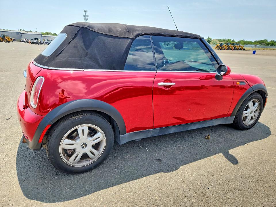 2008 Mini Cooper VIN WMWRF33508TG18153 COPART salvage auction — REAR END, NY - MV-907A SALVAGE CERTIFICATE, sold $450 on 2026-08-03 (photo 3)