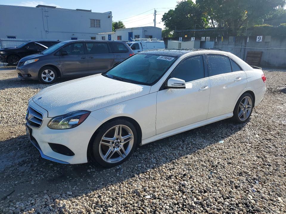 2014 Mercedes-benz E-klasse VIN WDDHF5KB6EA885793 COPART salvage auction — REAR END, Fl - Cert Of Title Slvg Rebuildable, sold $3,600 on 2026-08-07 (photo 1)