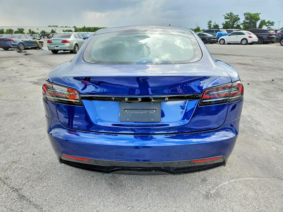 2024 Tesla Model s VIN 5YJSA1E50RF538583 COPART salvage auction — FRONT END, Fl - Certificate Of Destruction, sold $15,500 on 2026-09-01 (photo 6)