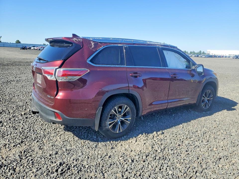2016 Toyota Highlander VIN 5TDJKRFH7GS271838 COPART salvage auction — SIDE, Wa - Bill Of Sale, sold $200 on 2026-07-22 (photo 3)