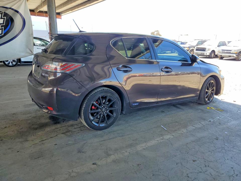 2013 Lexus Ct VIN JTHKD5BH8D2164179 COPART salvage auction — FRONT END, Ca - Salvage Certificate, sold $1,550 on 2026-07-30 (photo 3)