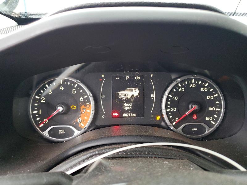 2016 Jeep Renegade VIN ZACCJBBT0GPD12904 COPART salvage auction — ALL OVER, PA - CERTIFICATE OF SALVAGE, sold $1,300 on 2026-08-20 (photo 9)
