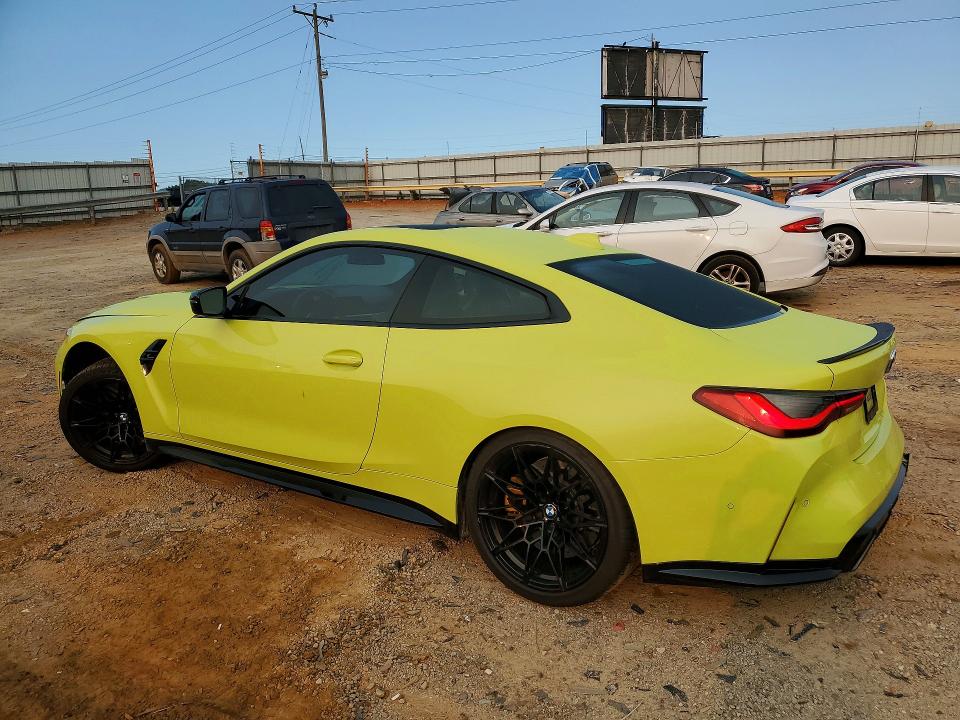 2022 BMW M4 VIN WBS33AZ00NCH80242 COPART salvage auction — FRONT END, Va - Cert Of Title - Salvage, sold $33,750 on 2026-08-28 (photo 2)