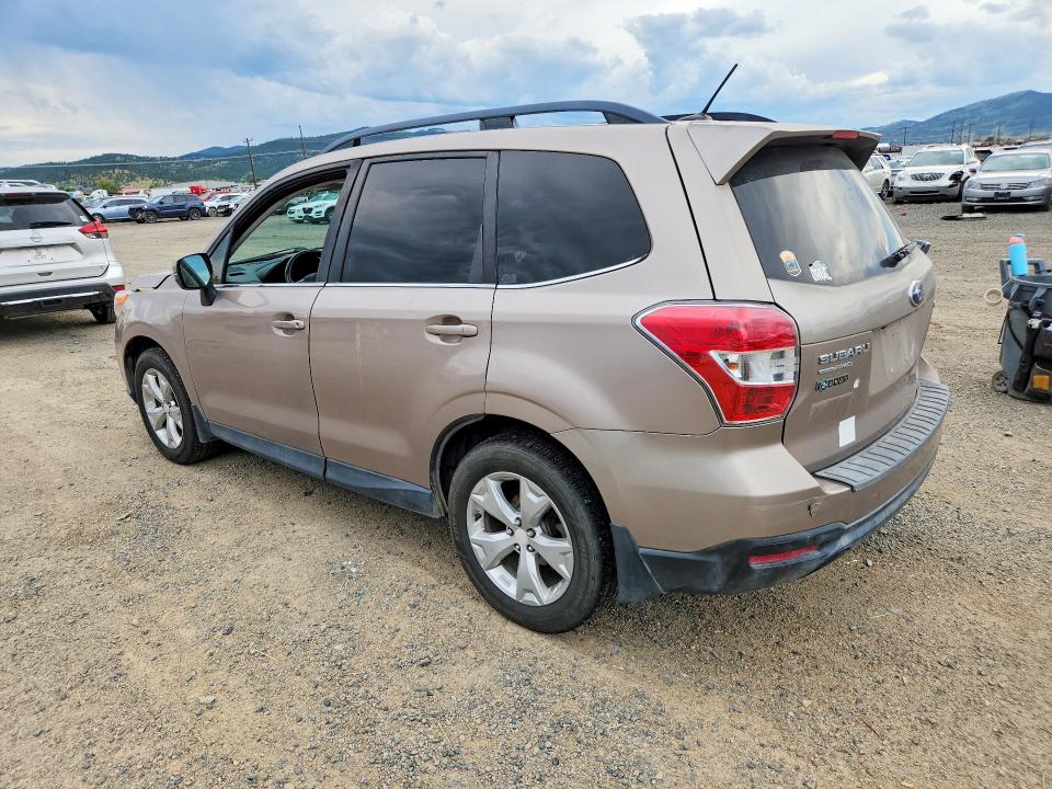 2014 Subaru Forester VIN JF2SJAMC3EH407191 COPART salvage auction — FRONT END, Mt - Salvage Certificate Of A Vehic, sold $425 on 2026-08-25 (photo 2)