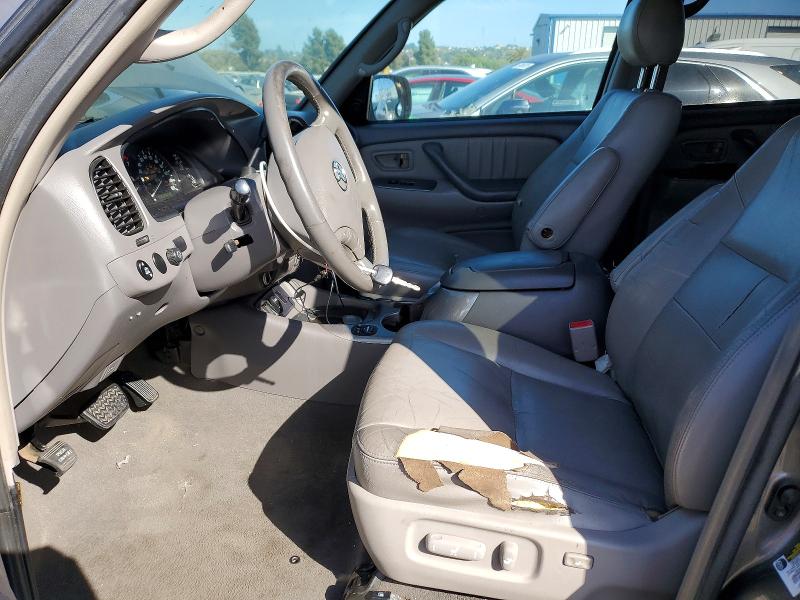 2005 Toyota Sequoia VIN 5TDBT48A85S240826 COPART salvage auction — MINOR DENT/SCRATCHES, Ca - Dis/Dlr/Exp App For Dup Clean, sold $925 on 2026-07-17 (photo 7)