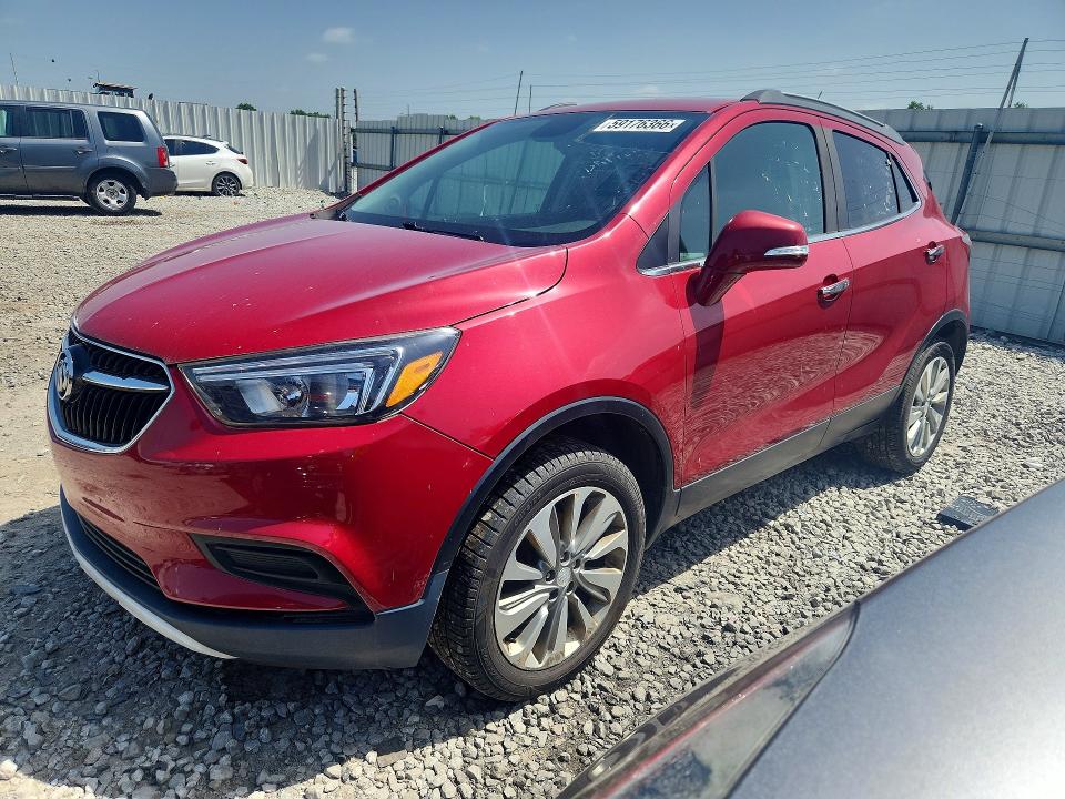 2017 Buick Encore VIN KL4CJESB2HB159487 COPART salvage auction — FRONT END, Oh - Certificate Of Title, sold $3,150 on 2026-07-27 (photo 1)