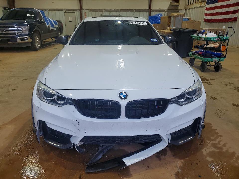 2015 BMW M4 VIN WBS3R9C59FK333169 COPART salvage auction — FRONT END, Tx - Salvage Vehicle Title, sold $12,600 on 2026-07-20 (photo 5)