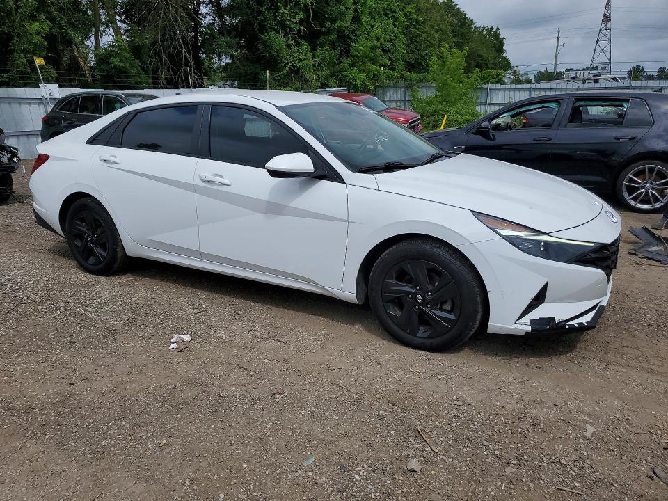 2022 Hyundai Elantra VIN KMHLM4AG9NU363638 COPART salvage auction — SIDE, ON - PERMIT NO BRAND - UNFIT, sold $1,150 on 2026-07-21 (photo 4)
