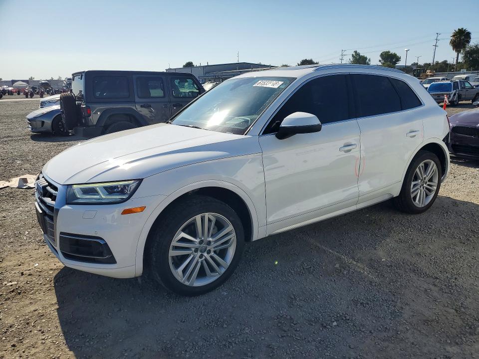 2018 Audi Q5 VIN WA1CNAFY3J2124538 COPART salvage auction — SIDE, Ca - Salvage Certificate, sold $4,900 on 2026-07-24 (photo 1)